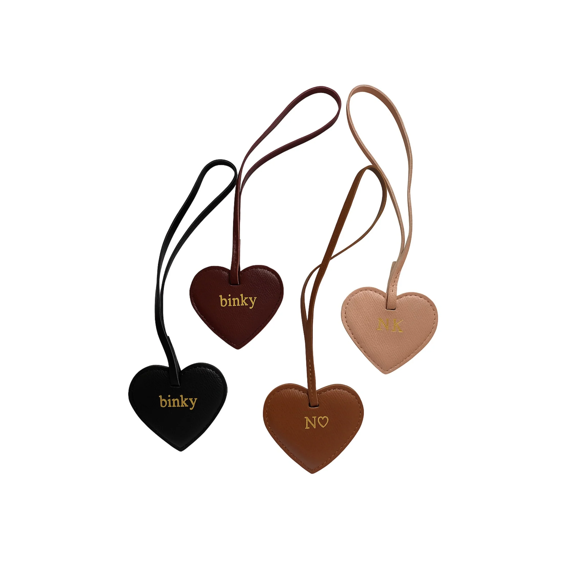 Personalised Heart Bag Charm