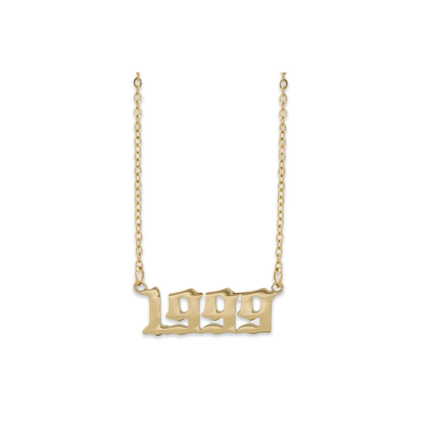 Gold 1980-2015 Year Necklaces