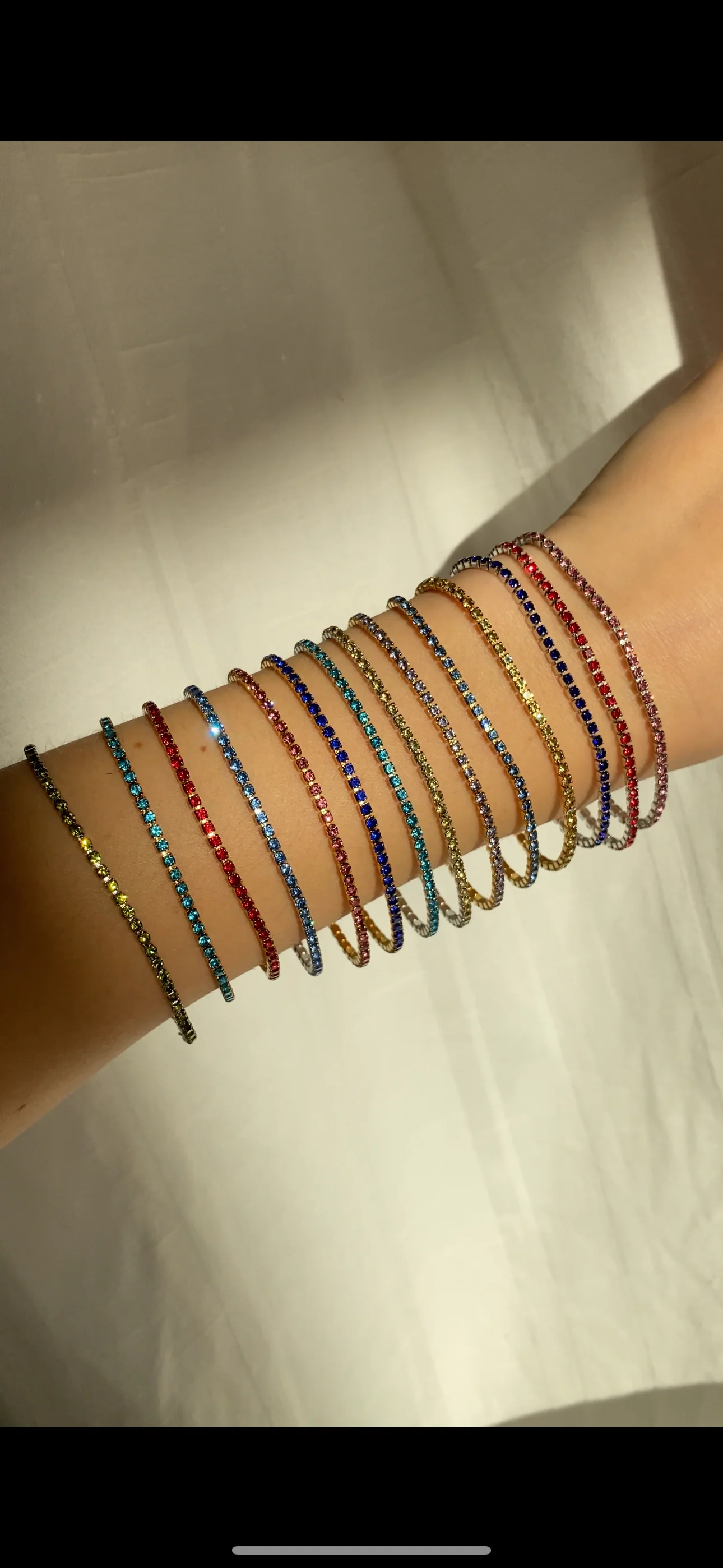 Gold Birthstone Bracelet - Image 15