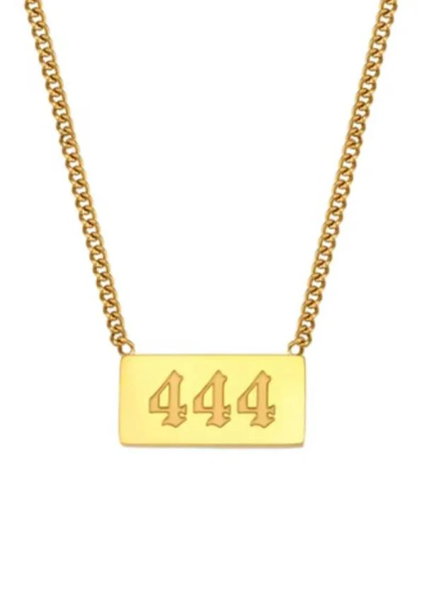Gold Classic Angel Number Necklaces