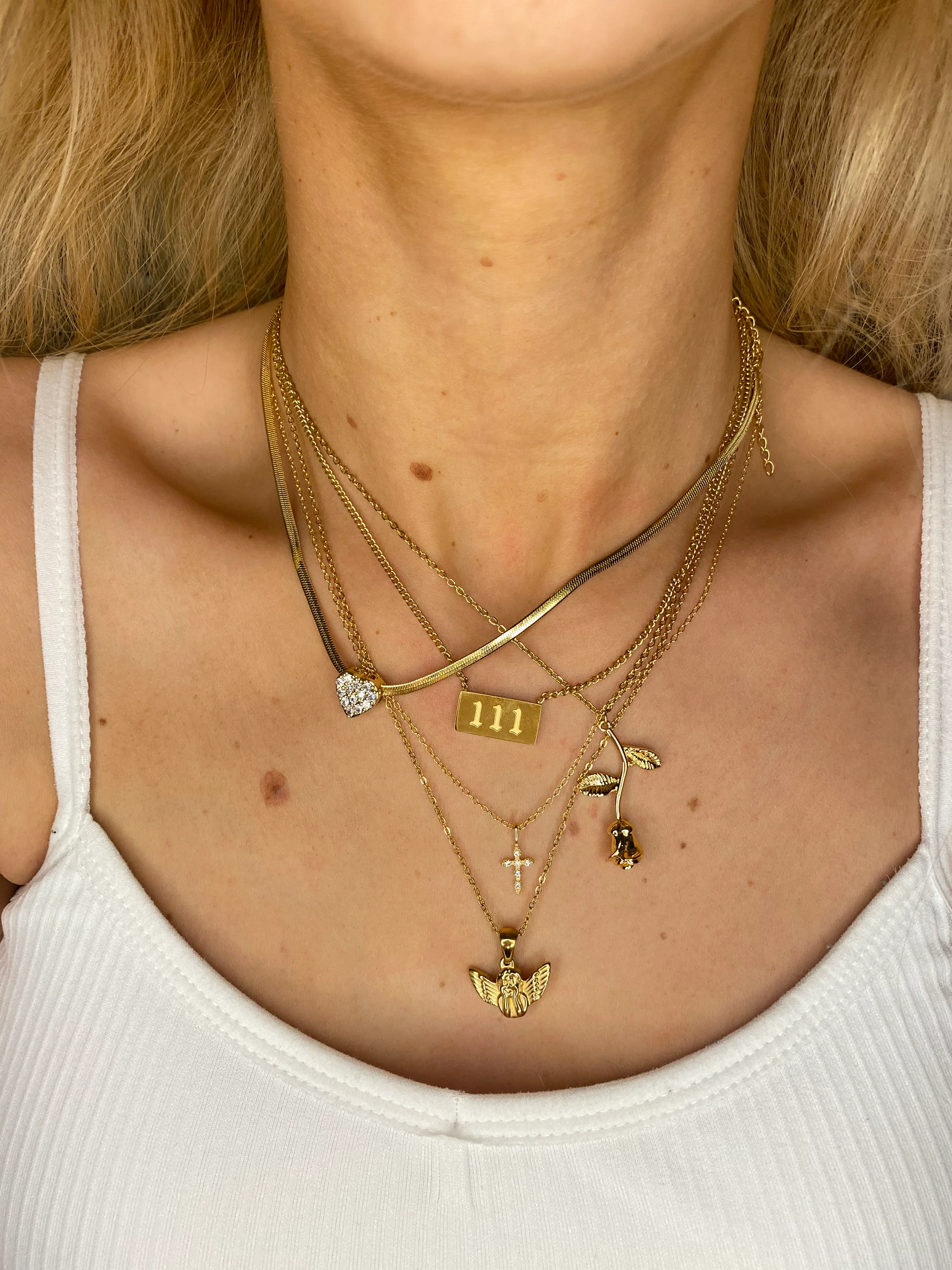 Gold Classic Angel Number Necklaces - Image 4