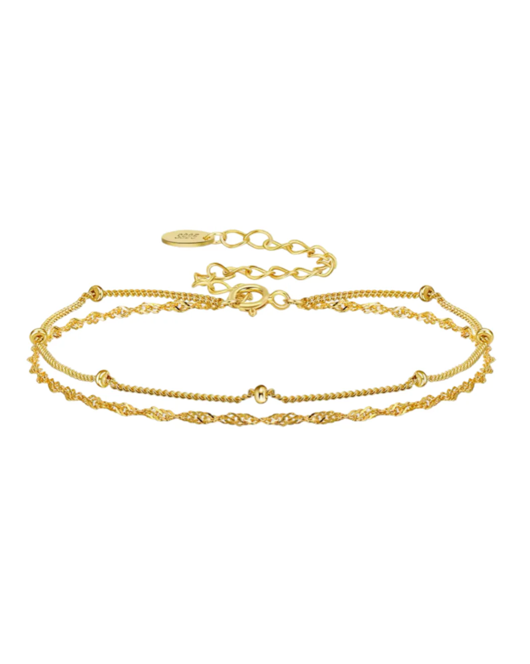 Gold Dainty Aurora Glow Bracelet