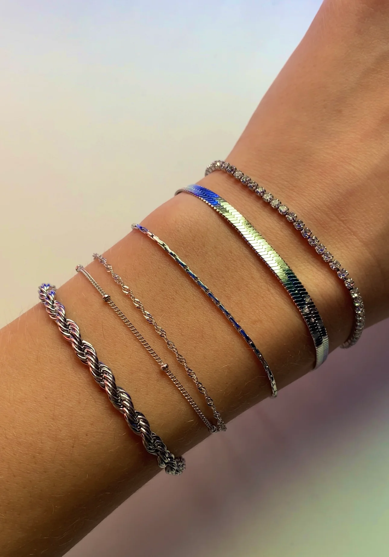 Gold Dainty Aurora Glow Bracelet - Image 3