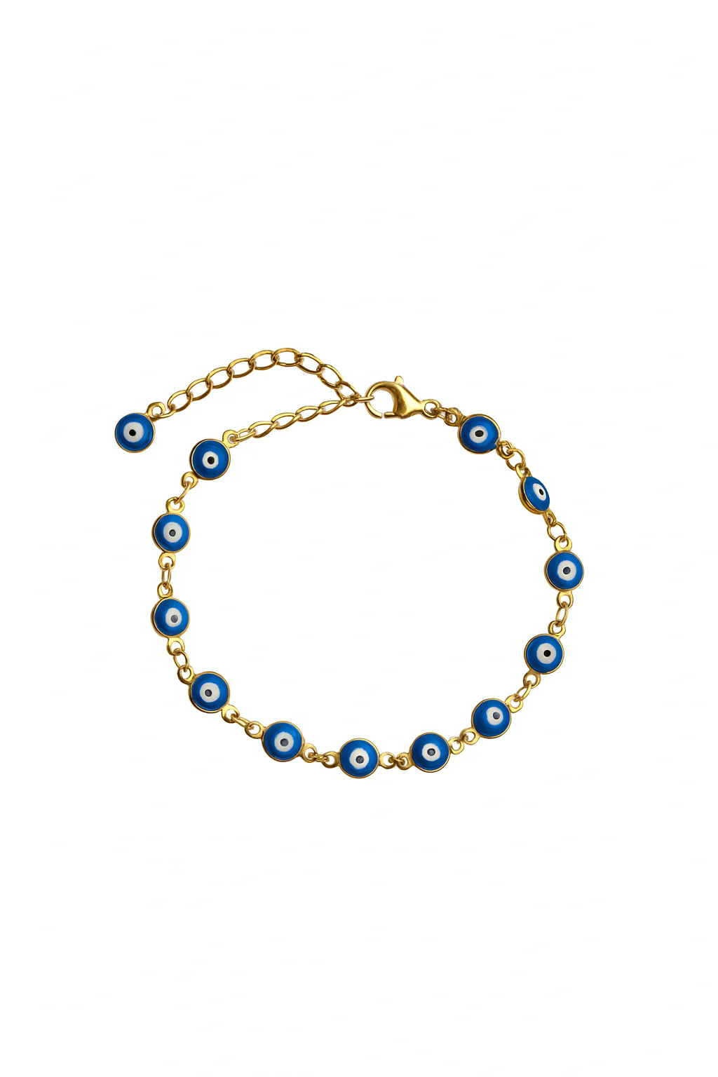 Gold Stacked Evil Eye Bracelet