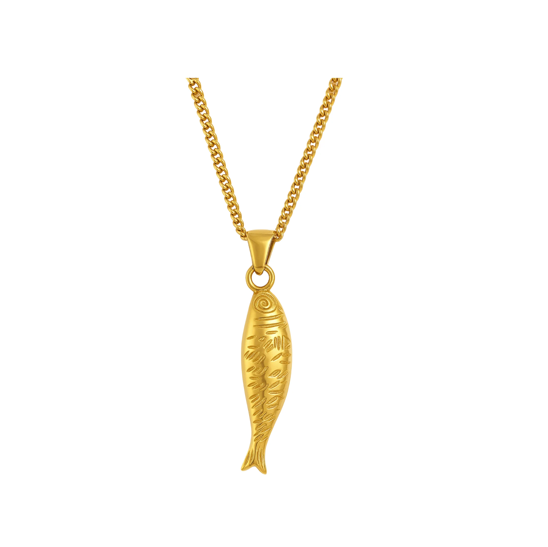 Gold Fish Necklace