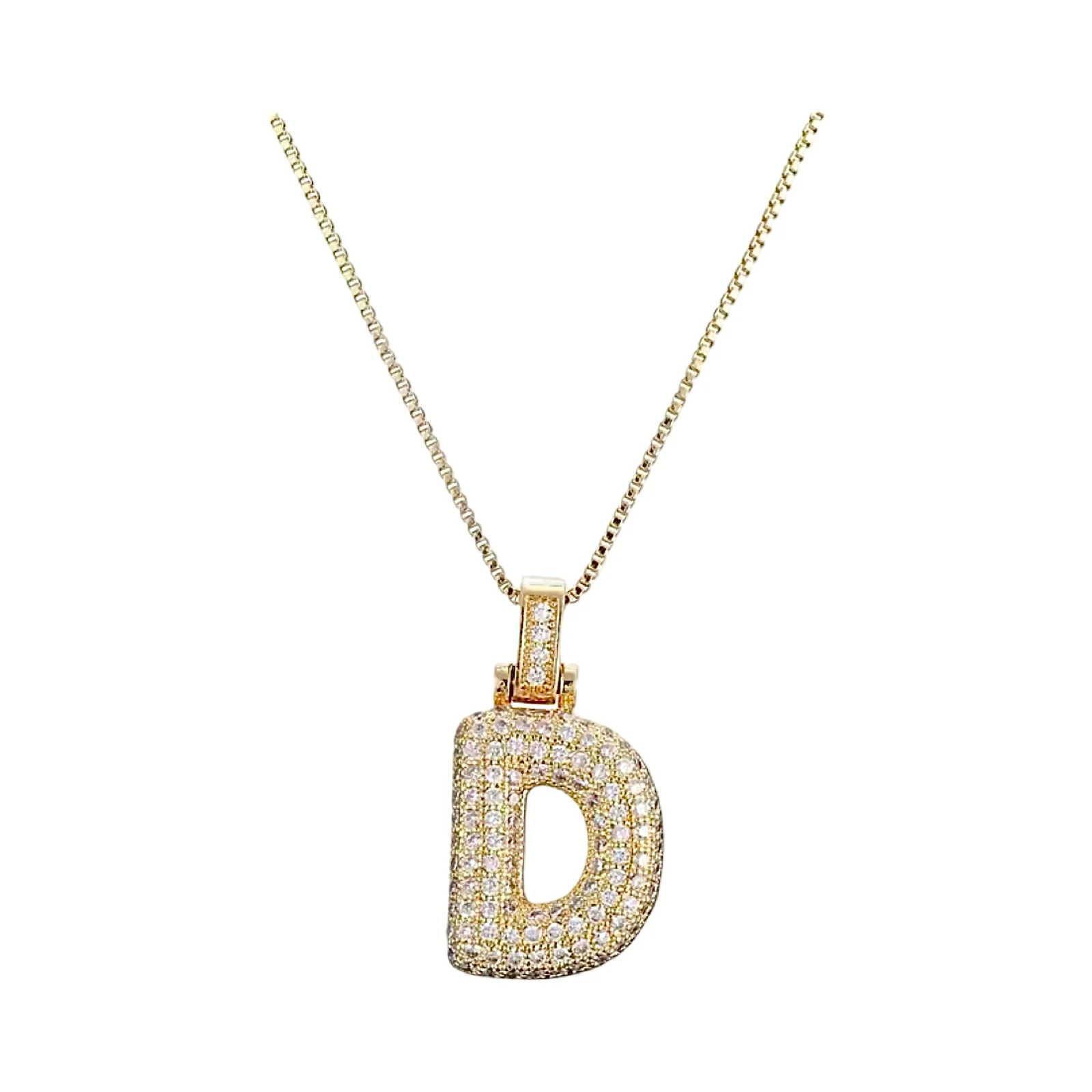 Gold Initial Balloon Necklace - Image 10