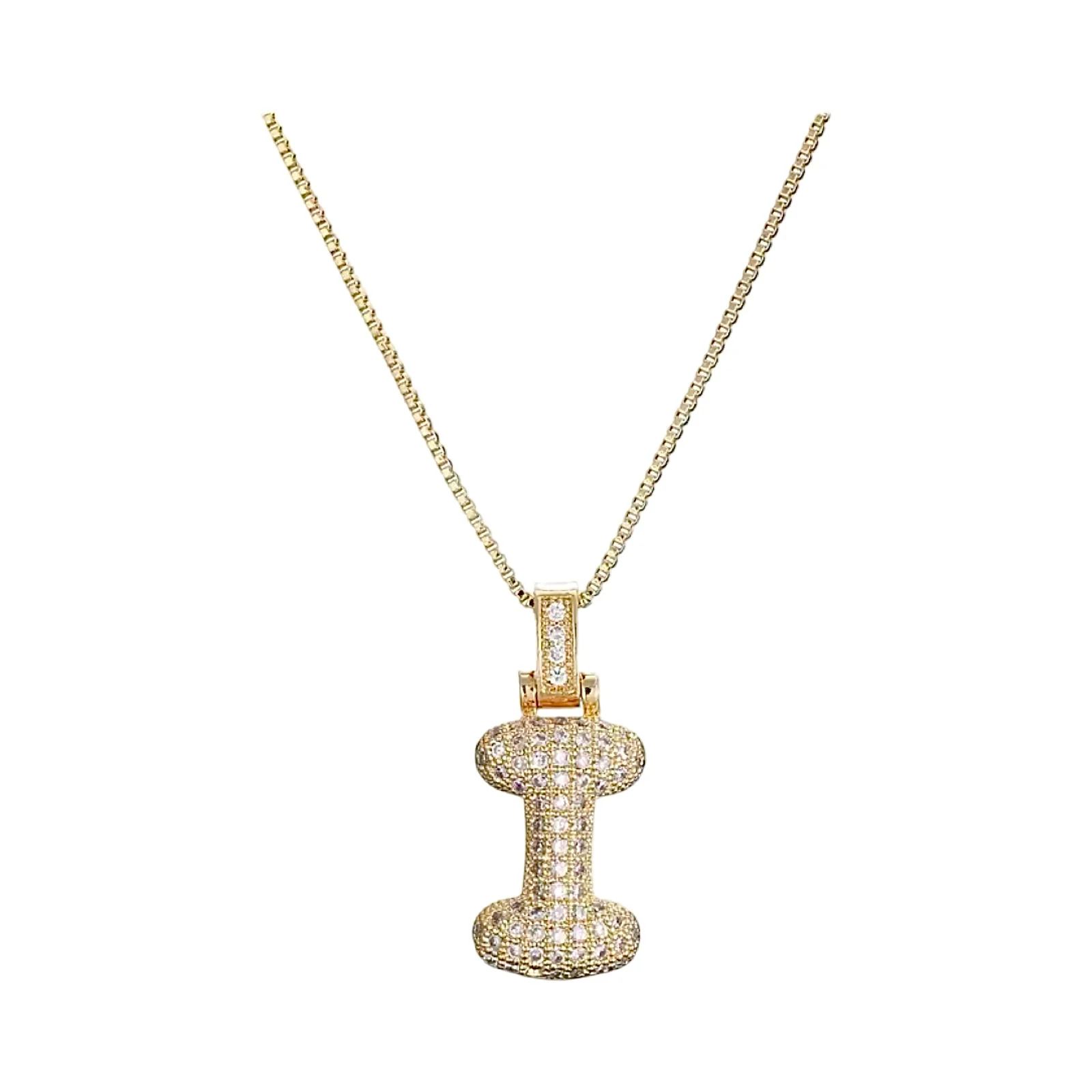Gold Initial Balloon Necklace - Image 15