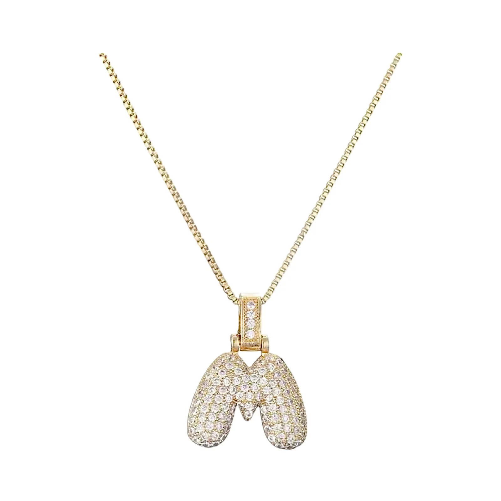 Gold Initial Balloon Necklace - Image 19
