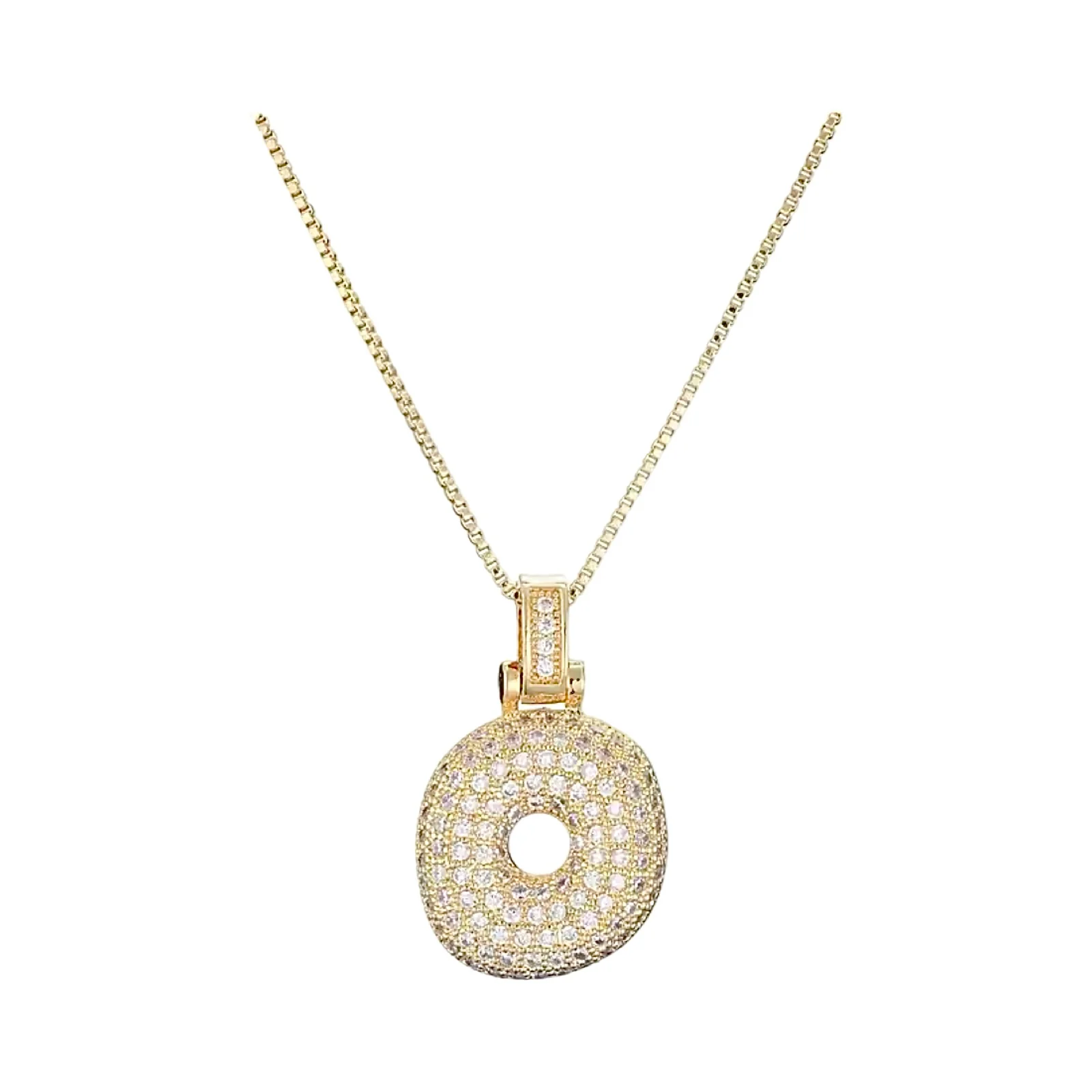 Gold Initial Balloon Necklace - Image 21