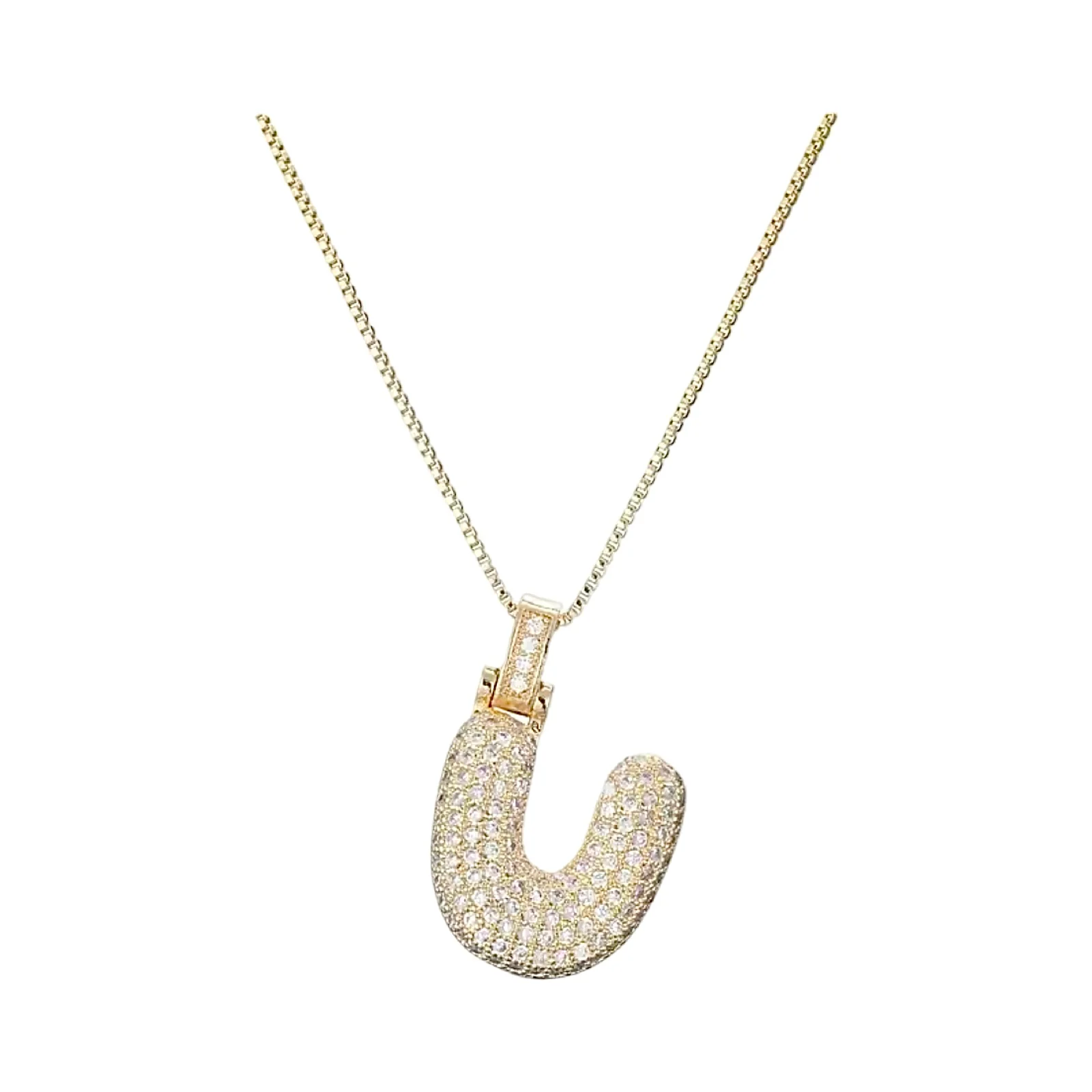 Gold Initial Balloon Necklace - Image 27
