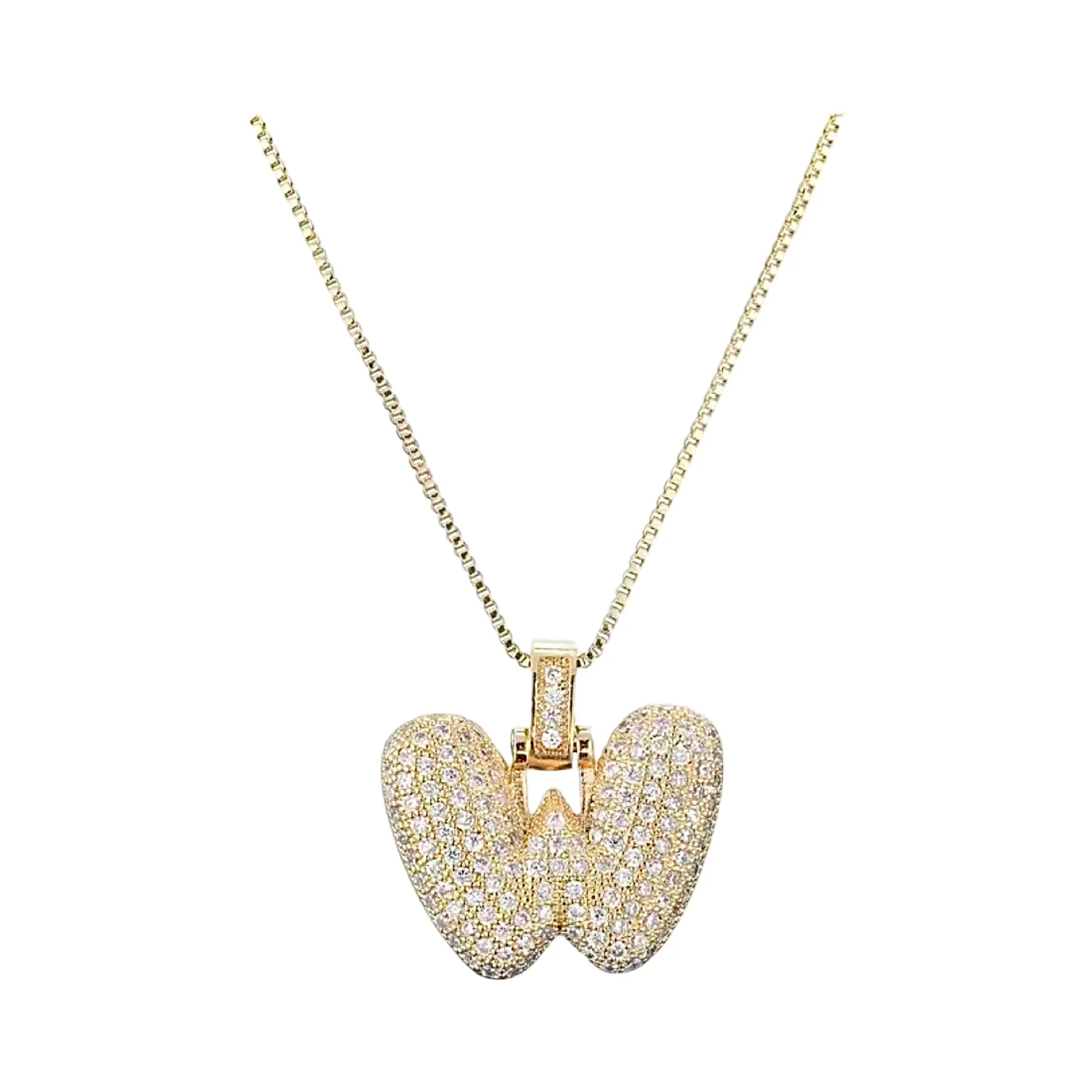 Gold Initial Balloon Necklace - Image 29