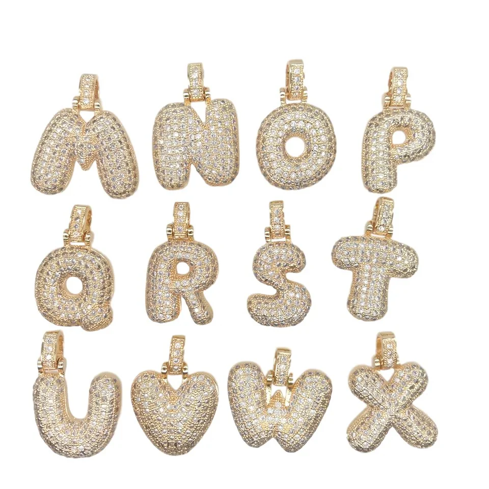 Gold Initial Balloon Necklace - Image 3