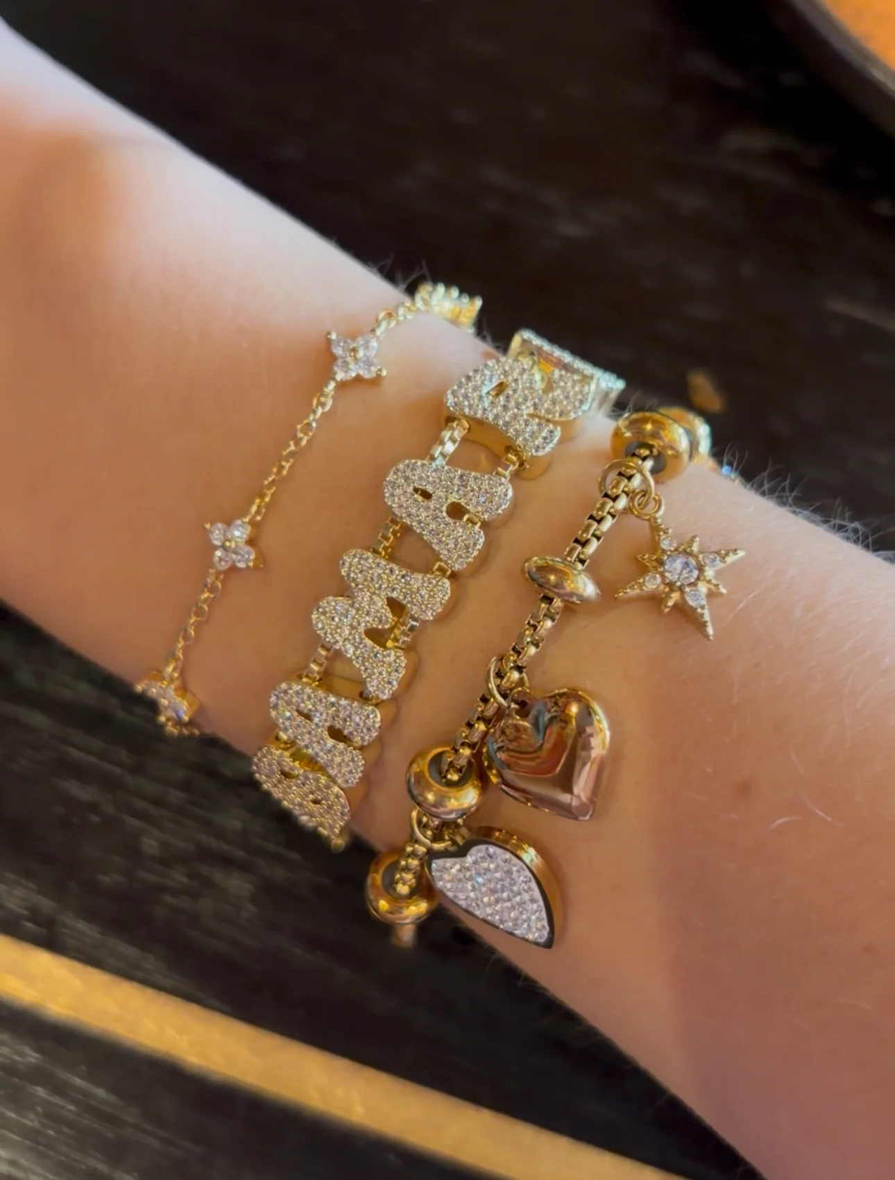 Gold Playful Charm Bracelet - Image 3