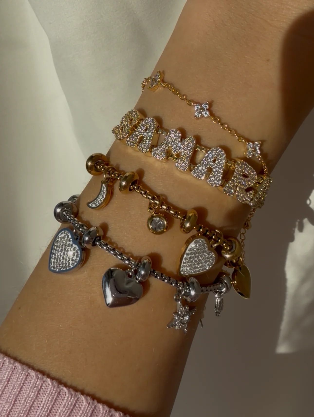 Gold Playful Charm Bracelet - Image 4