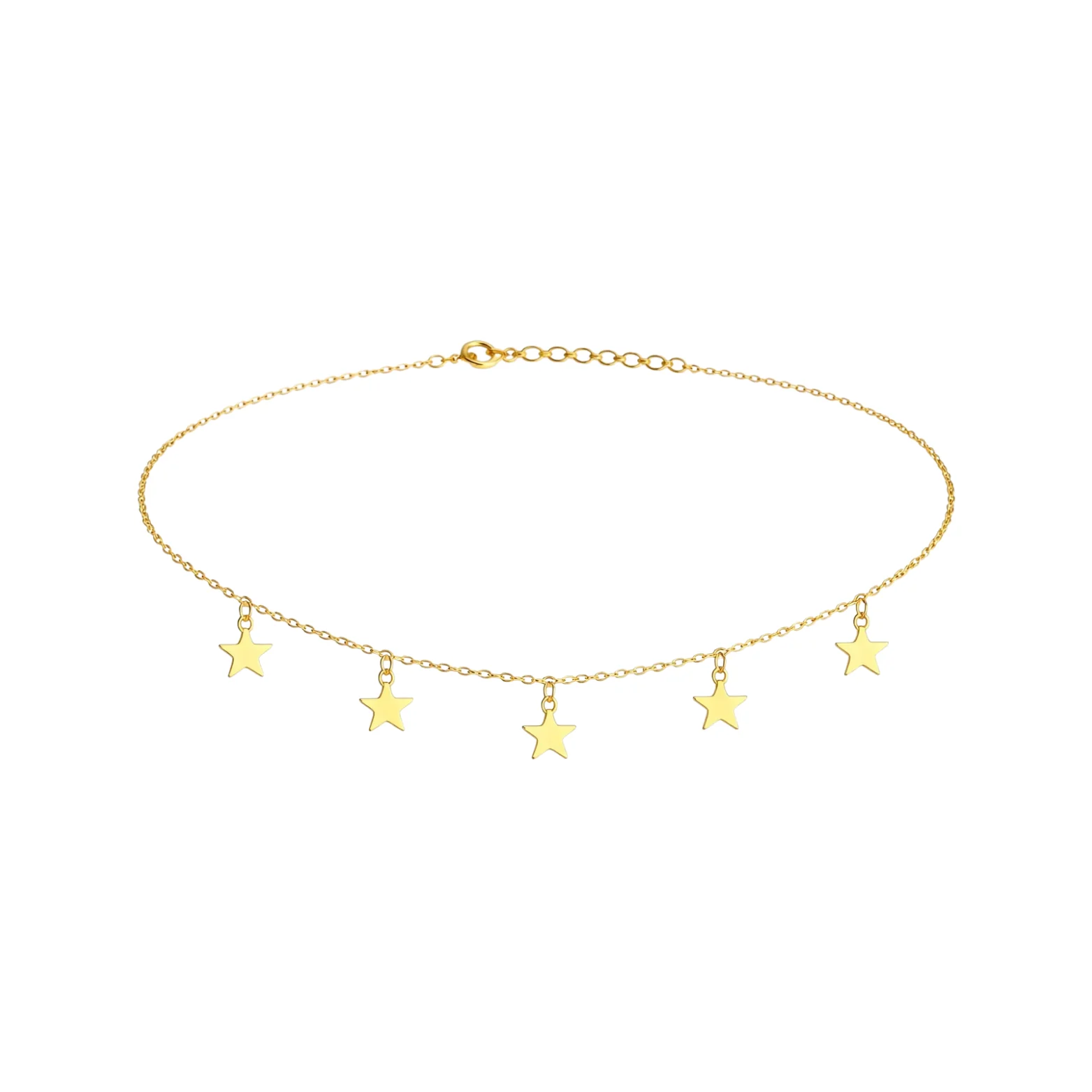 Gold Starry Choker Necklace