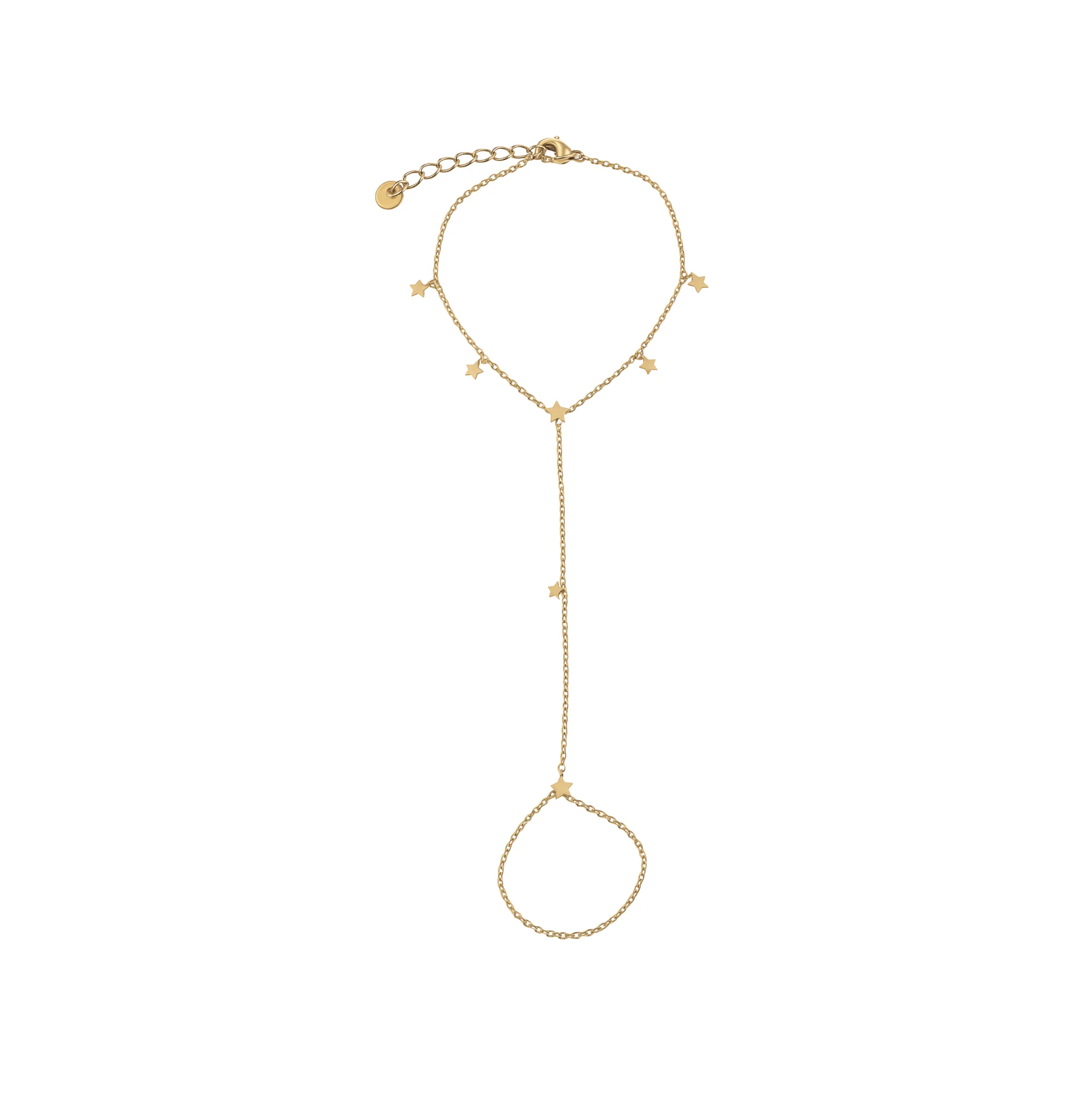 Gold Starry Hand Chain