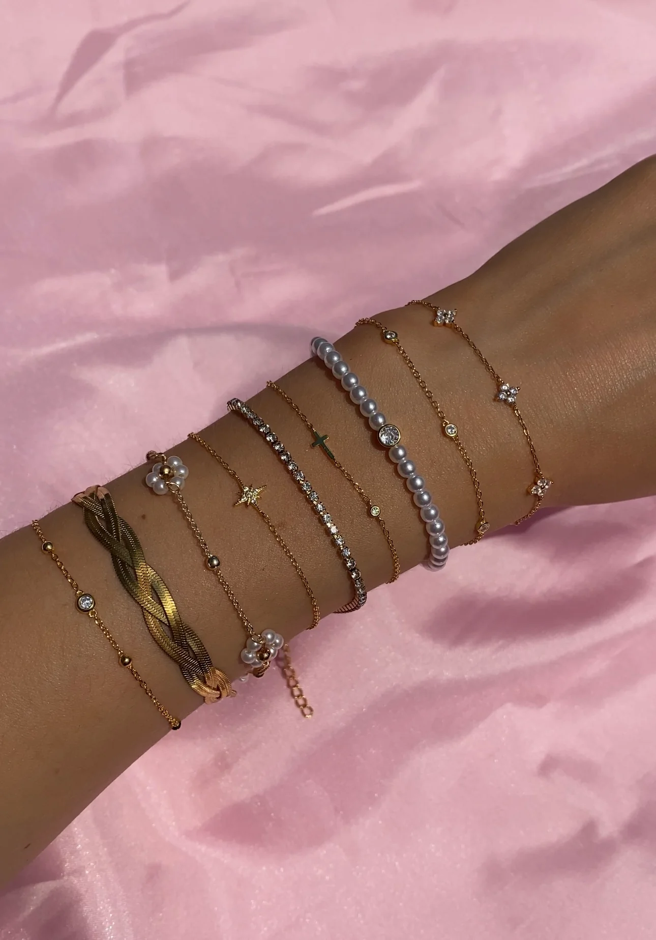 Gold Tennis Bracelet - Image 2