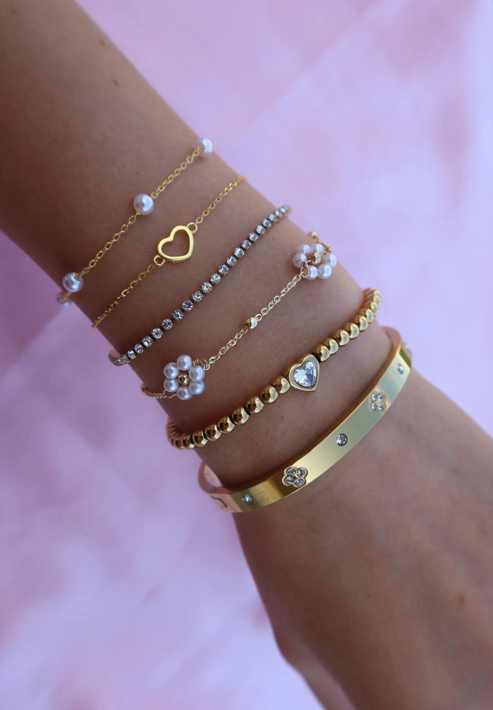 Gold Tennis Bracelet - Image 3