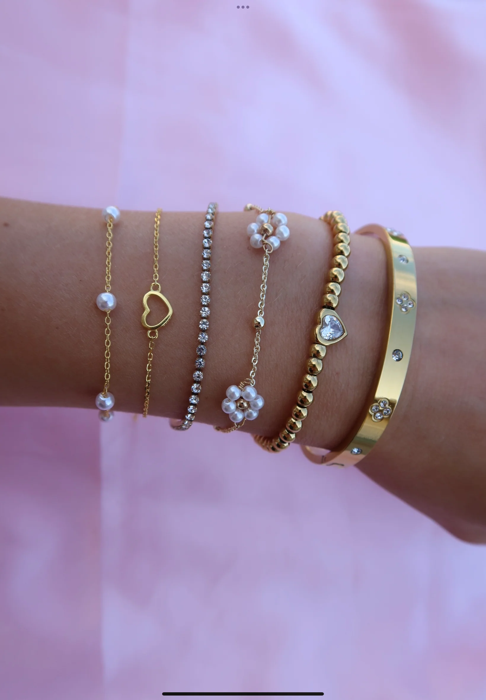 Gold Tennis Bracelet - Image 5