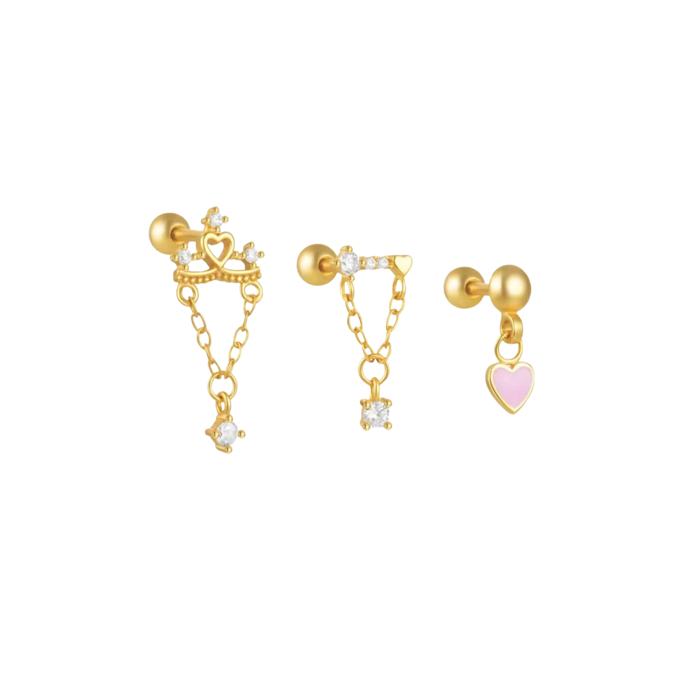 Gold Stud Trio