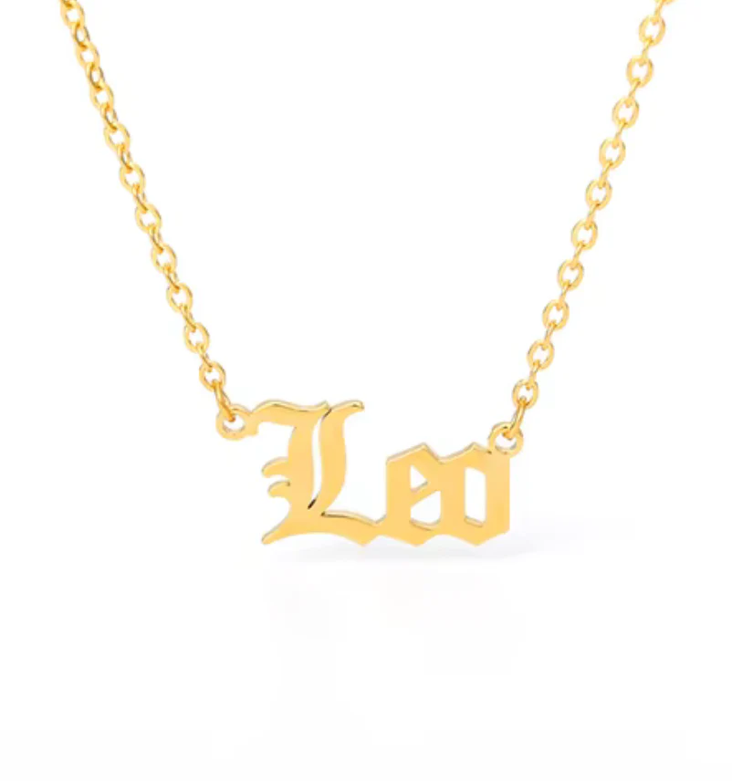 Gold Zodiac Necklaces