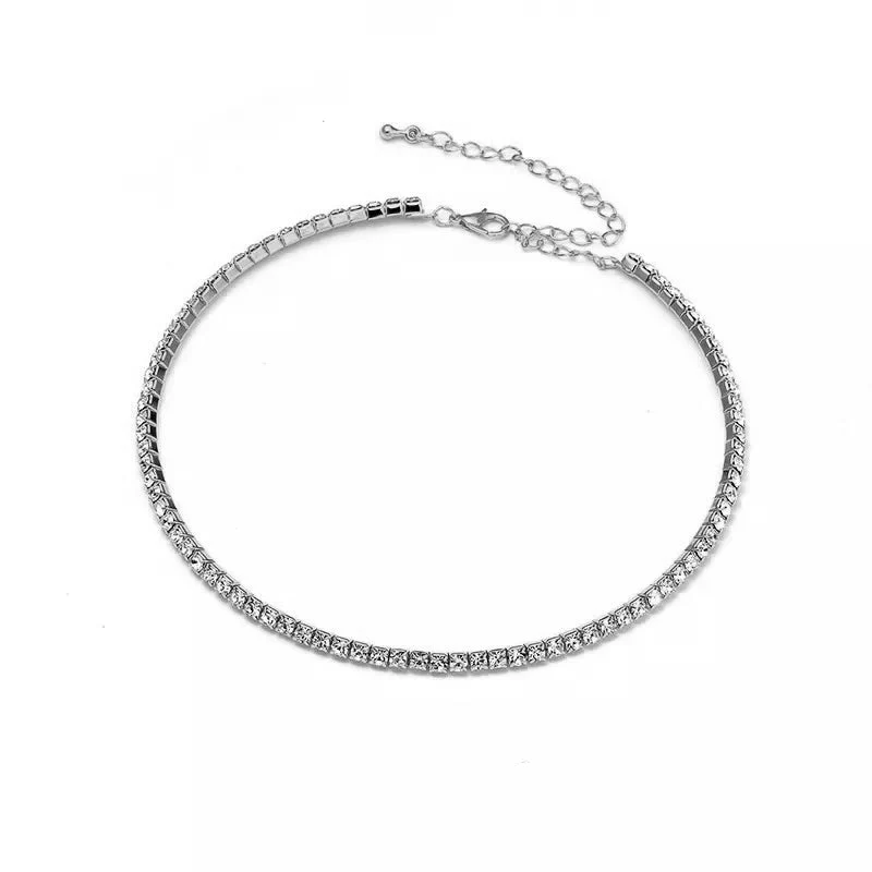 Silver Choker Necklace