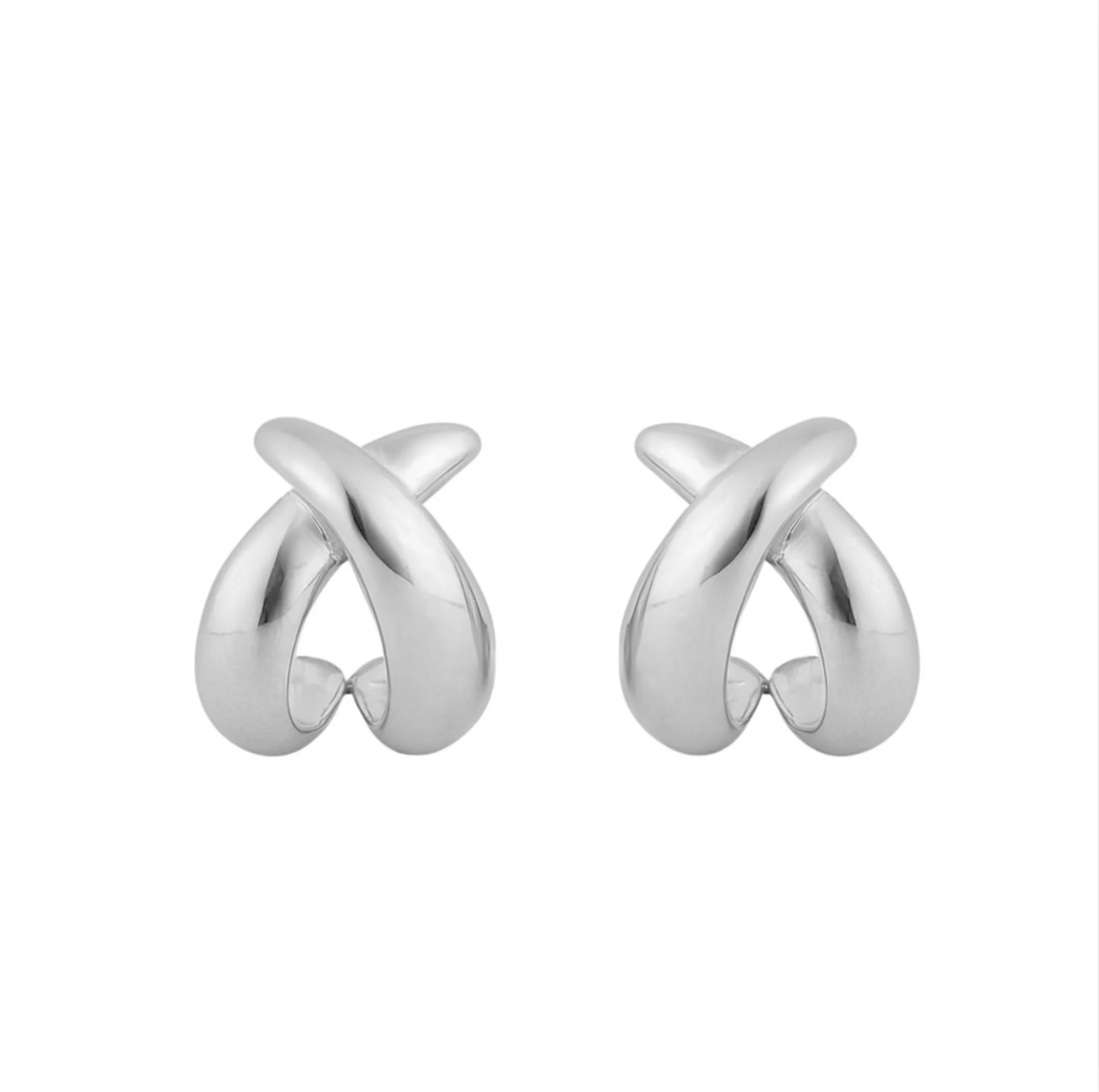 Silver Chunky X Studs