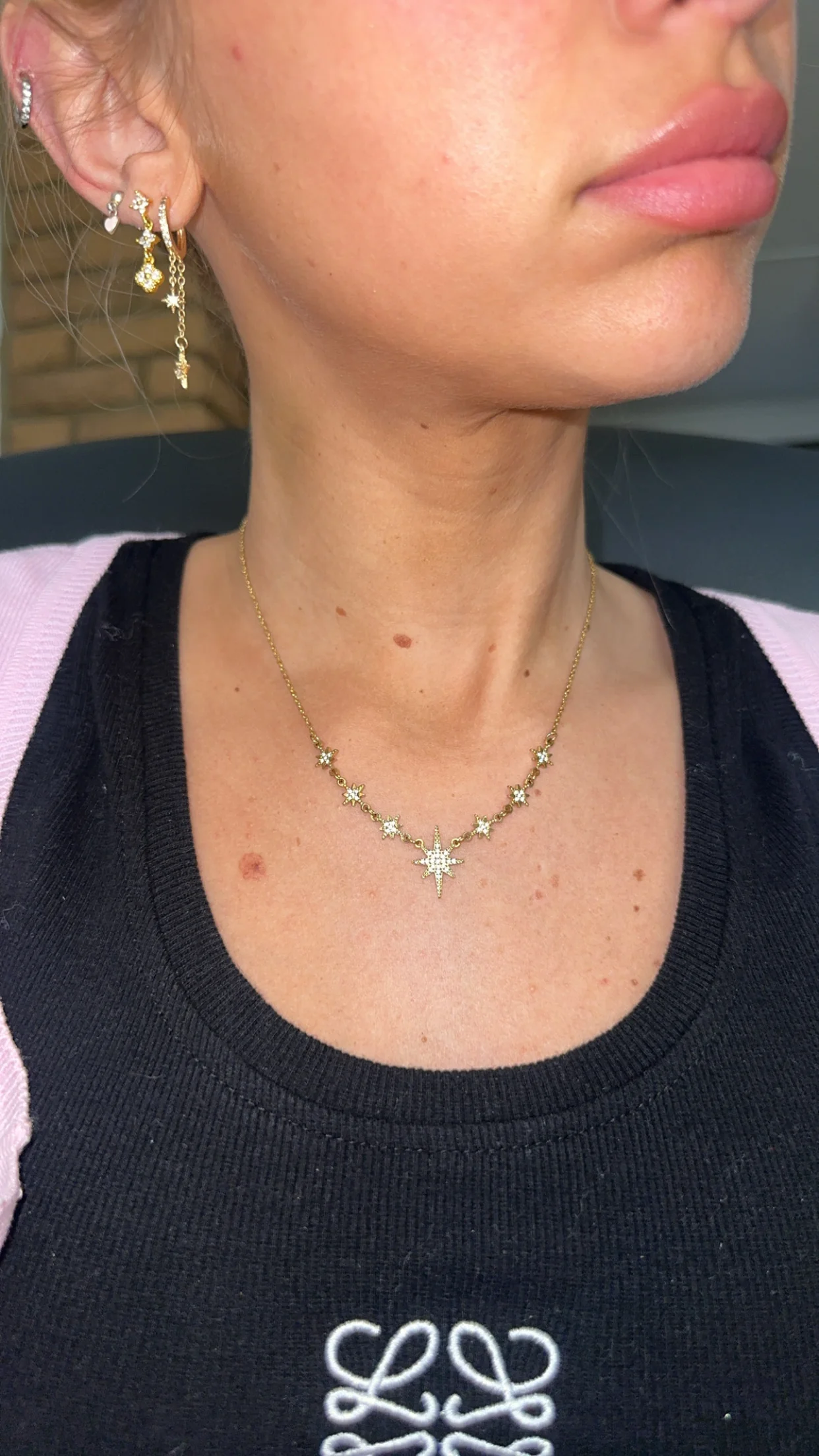 Silver Cosmic 7 Star Necklace - Image 6