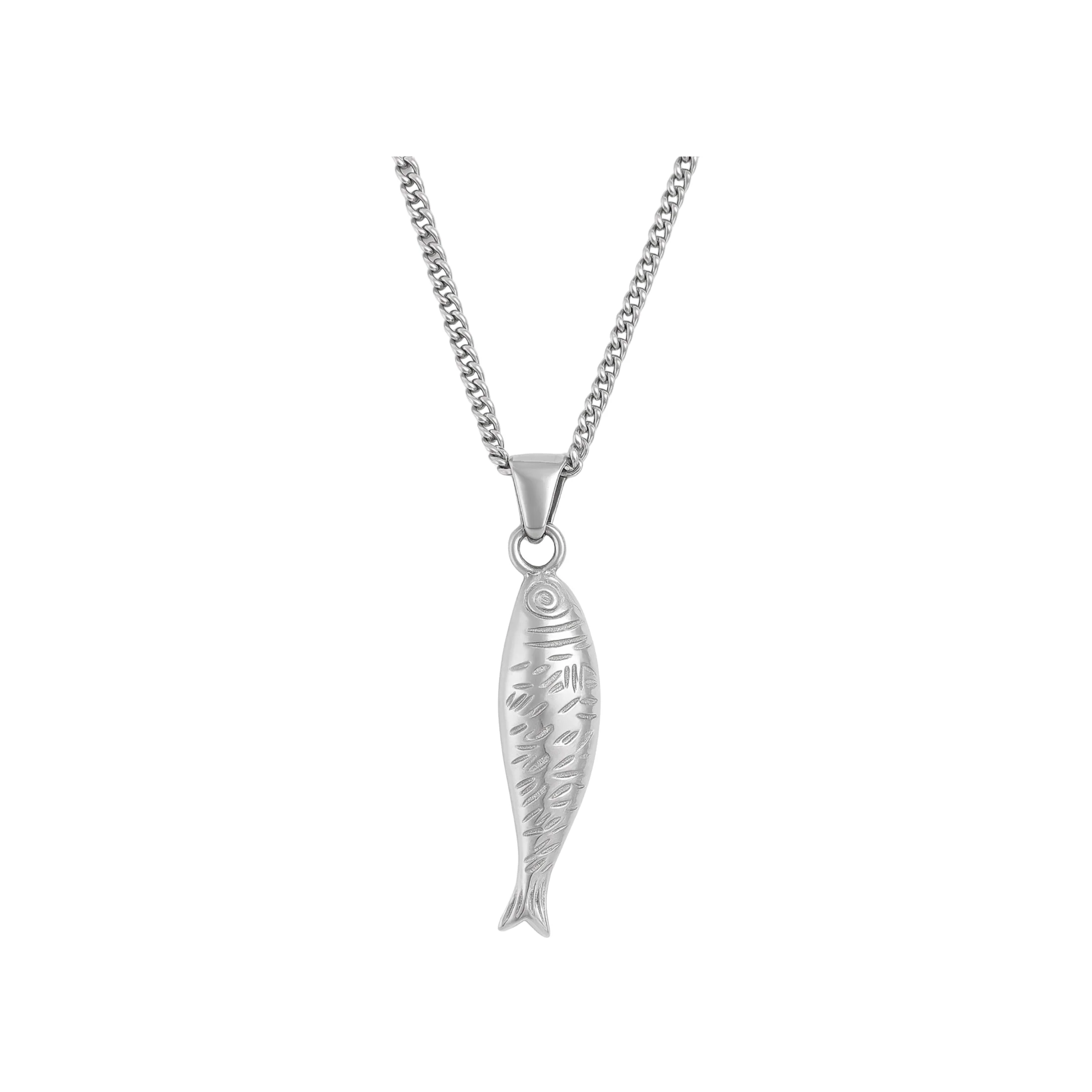 Silver Fish Necklace