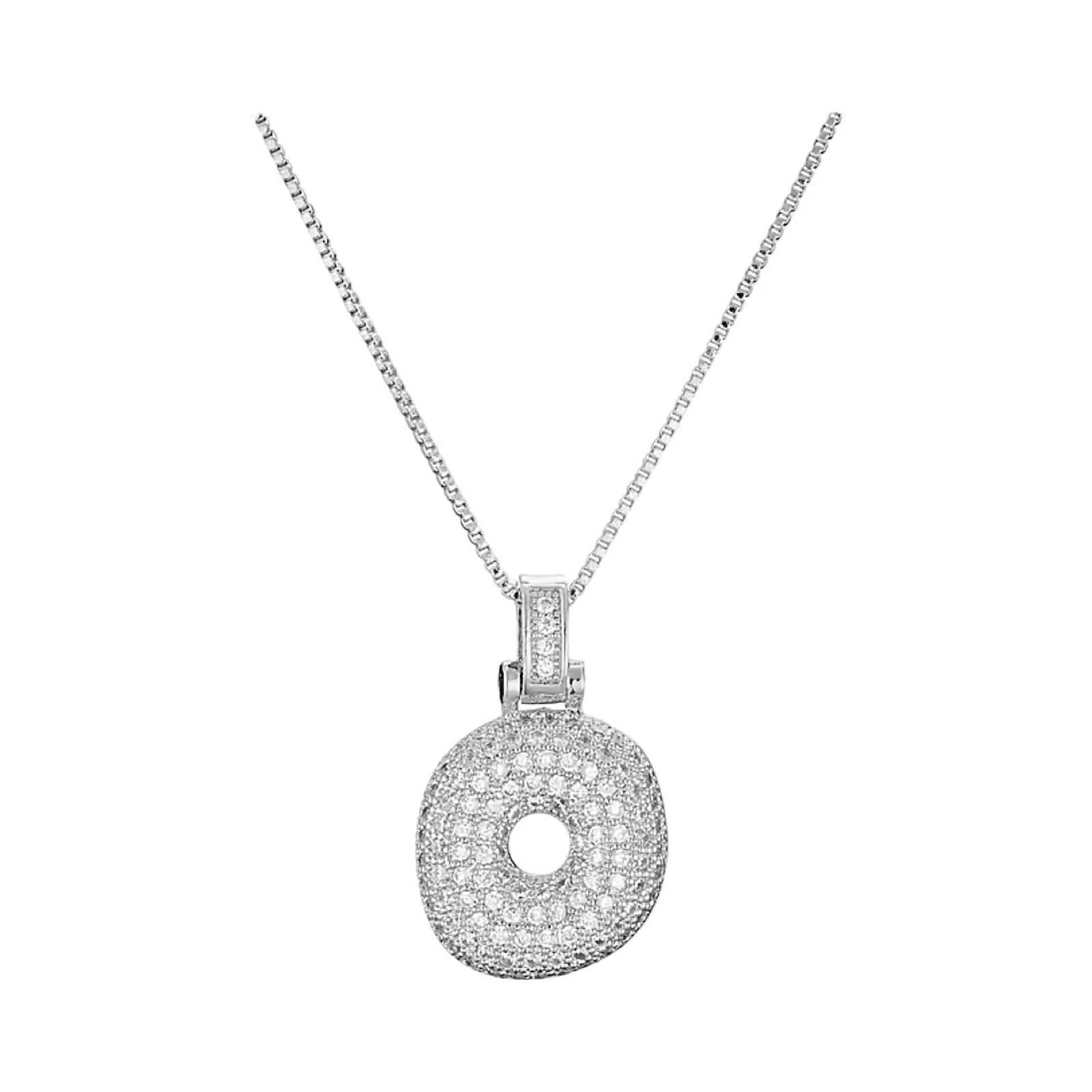 Silver Initial Balloon Necklace - Image 20