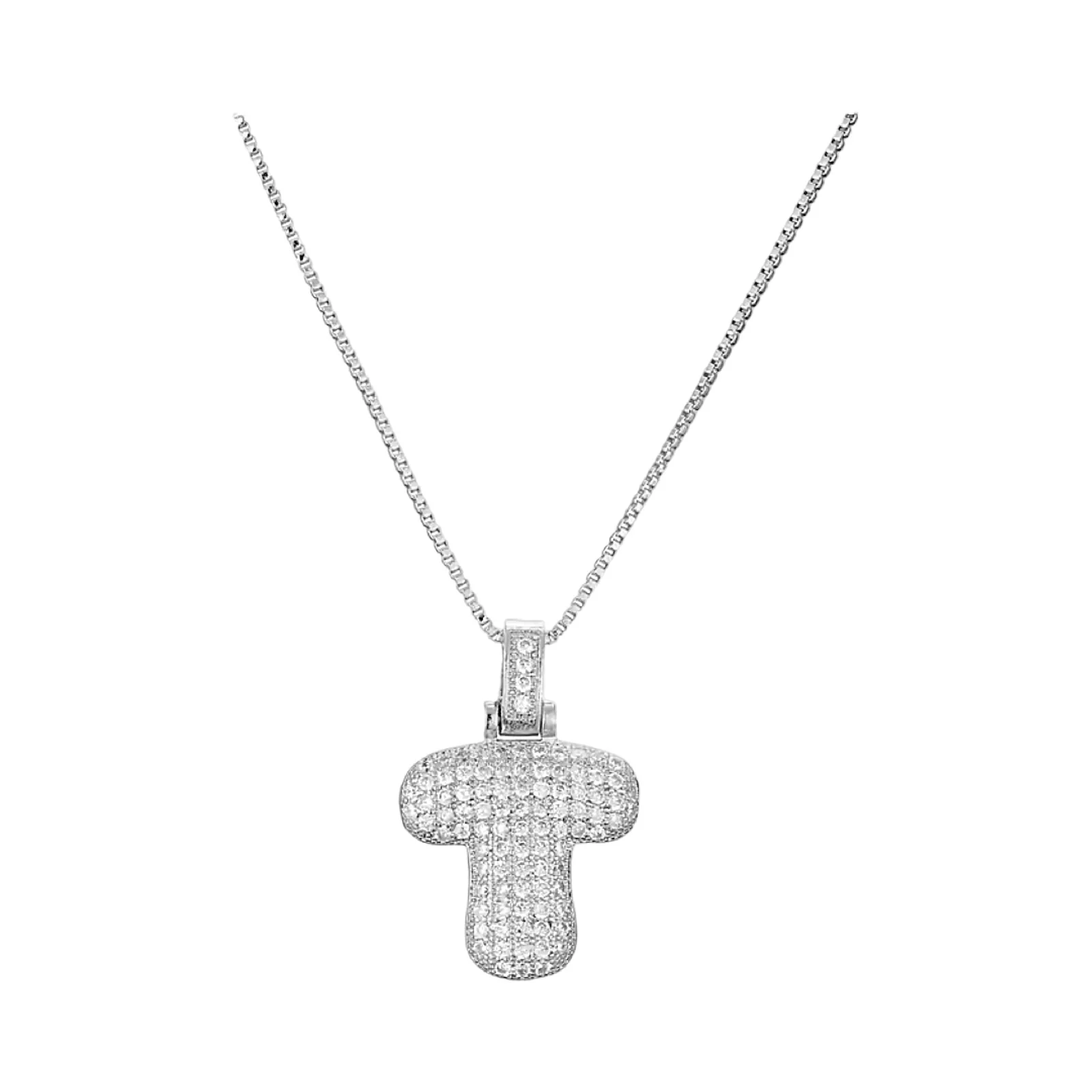 Silver Initial Balloon Necklace - Image 25