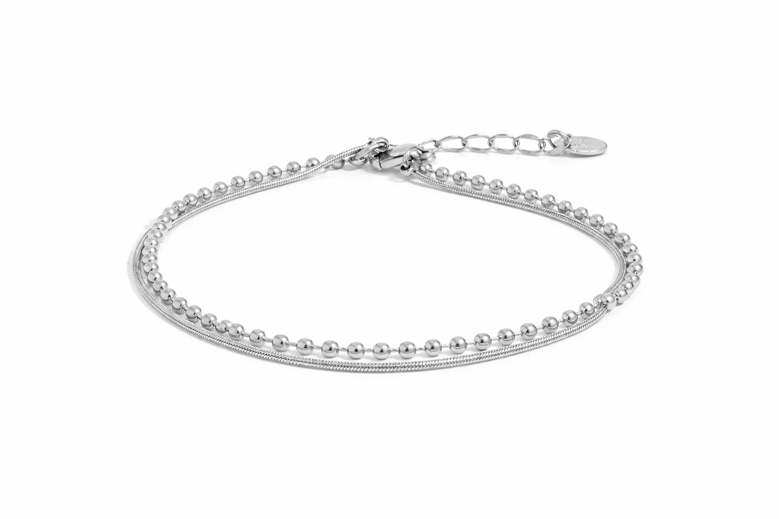 Silver Layered Bracelet