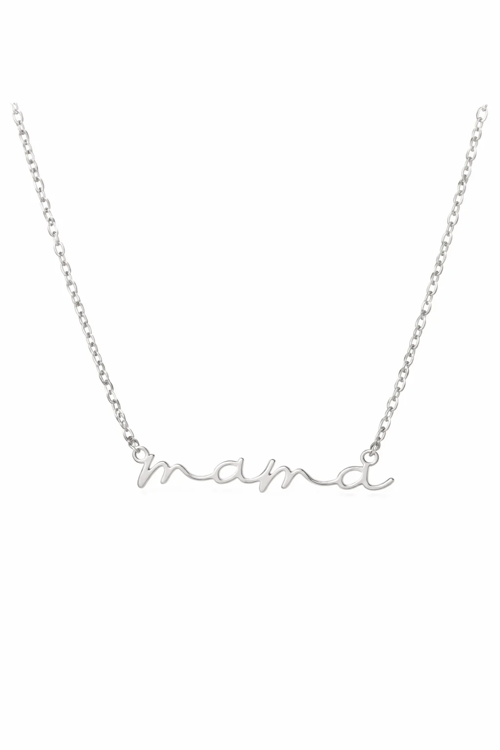 Silver Mama Necklace