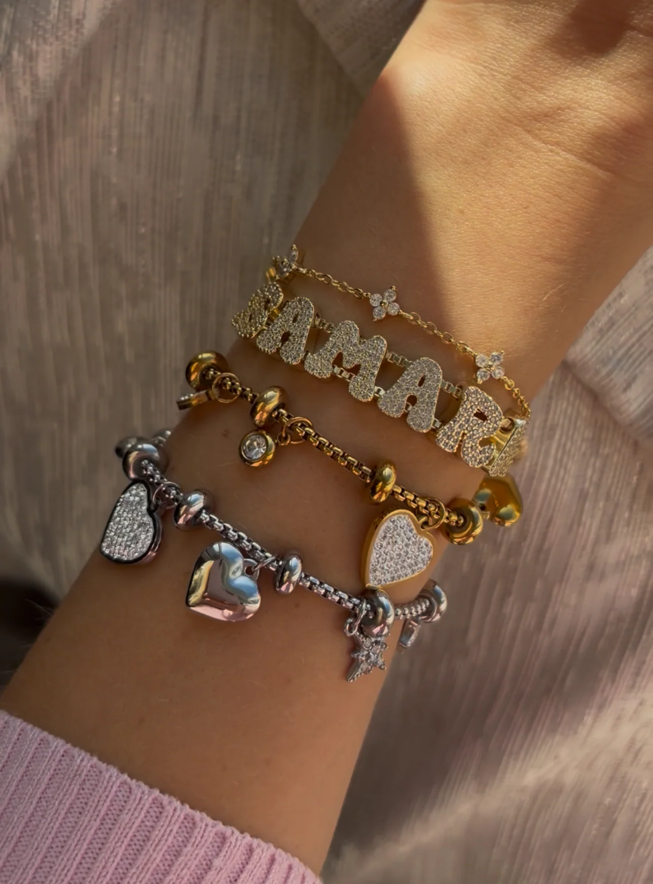 Silver Playful Charm Bracelet - Image 2