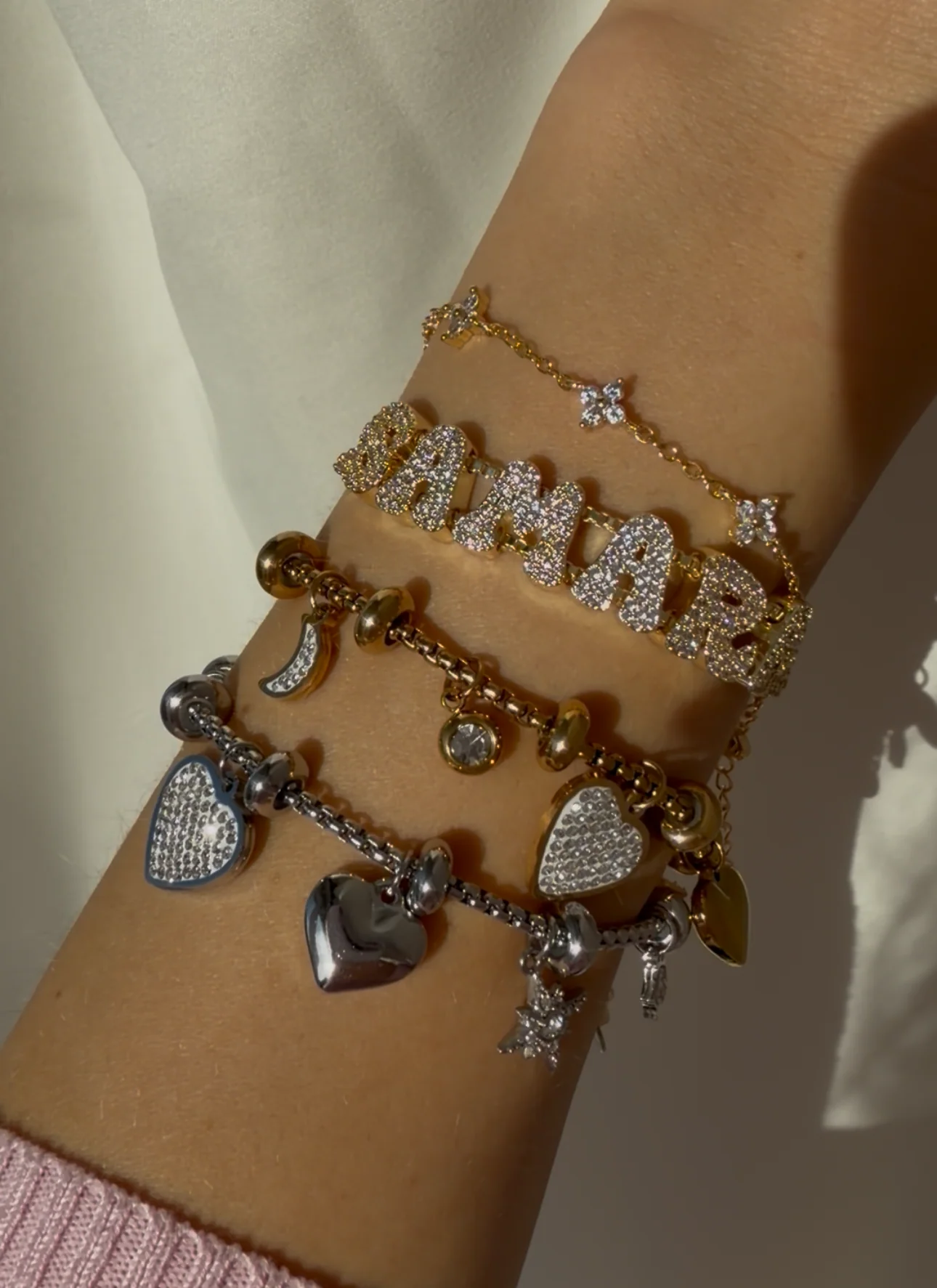 Silver Playful Charm Bracelet - Image 3