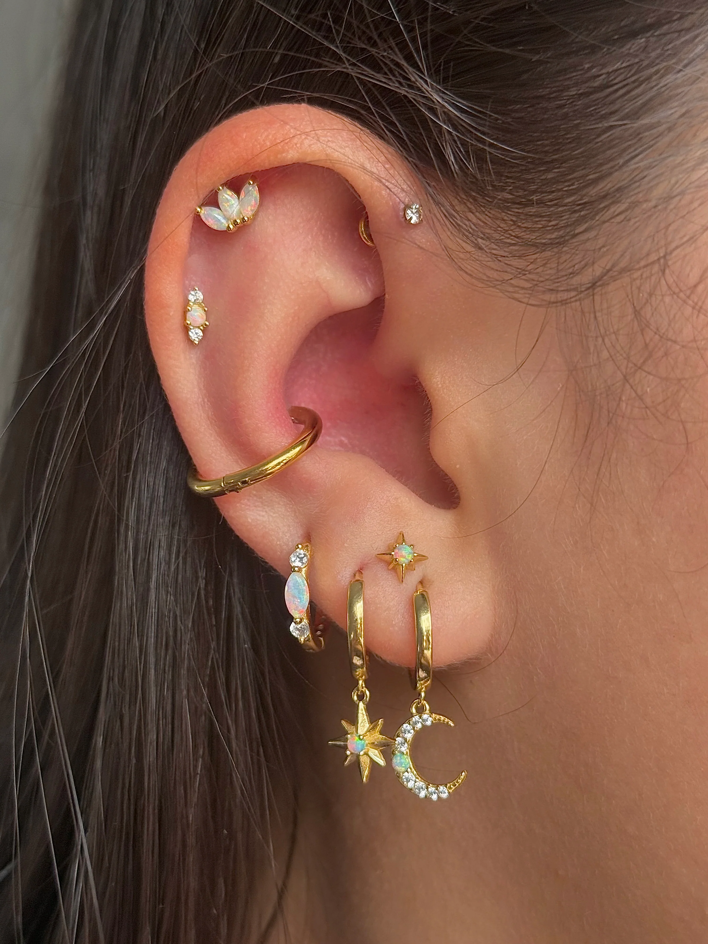 Silver Skye Hoops Conch 15mm - Image 3