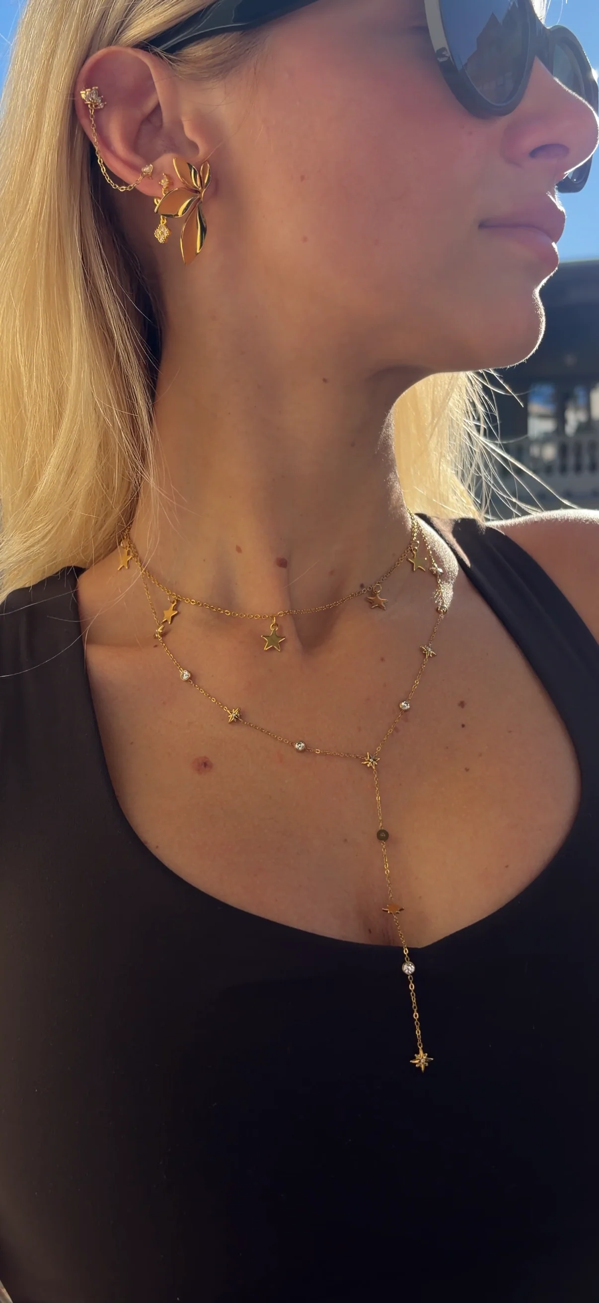 Silver Starry Choker Necklace - Image 6
