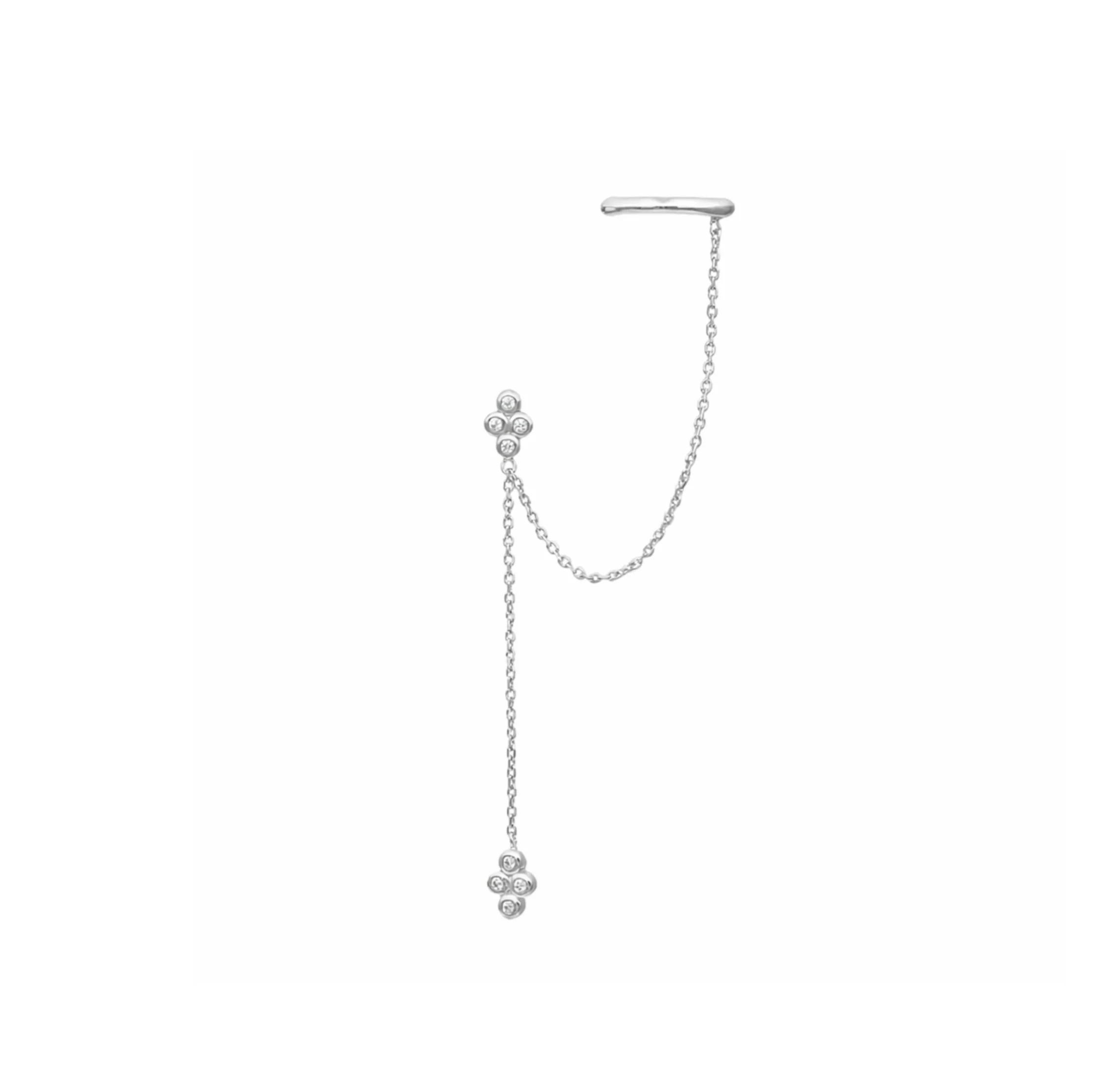 Silver Stud and Cuff Duo
