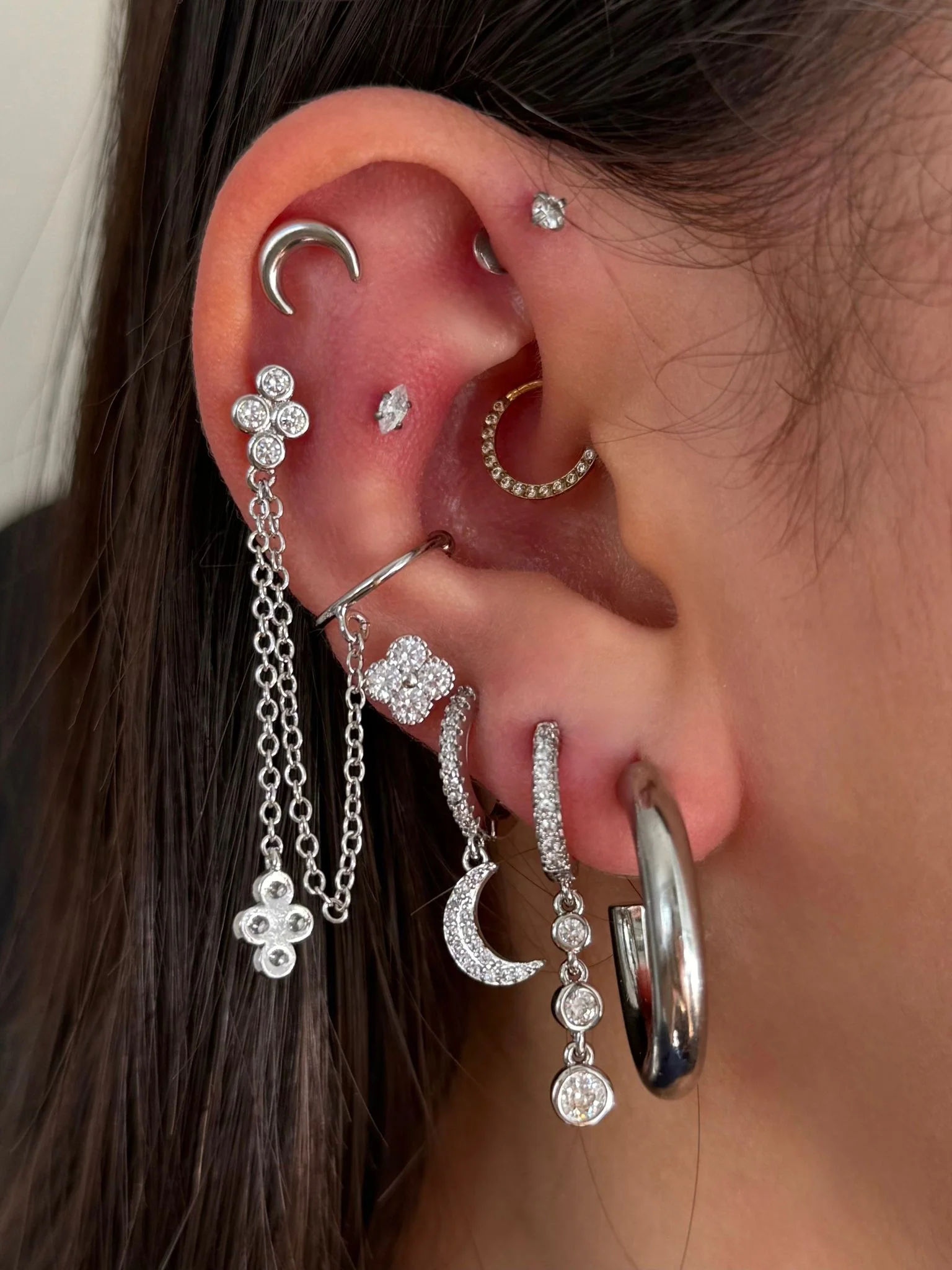 Silver Stud and Cuff Duo - Image 2