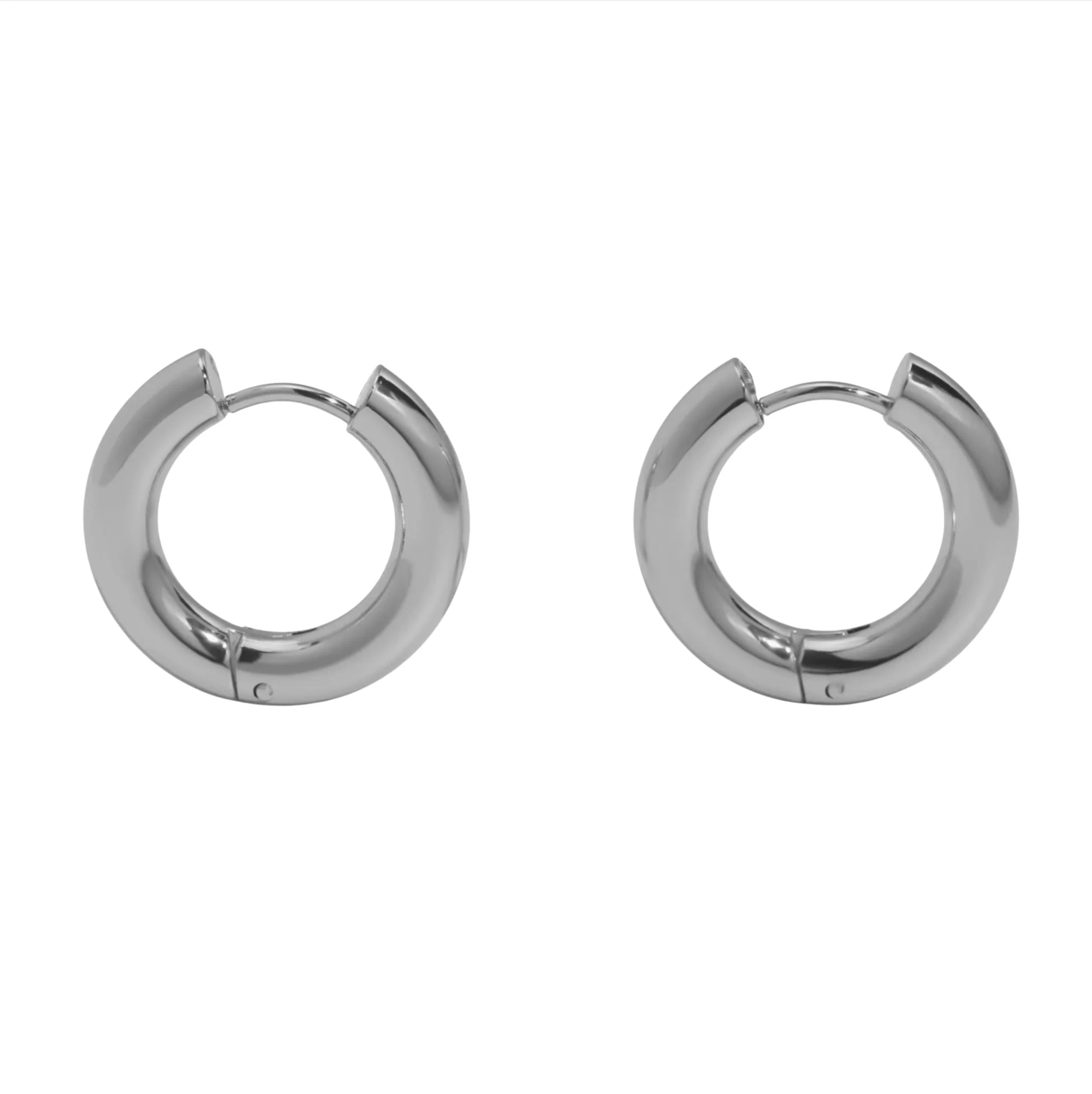 Silver Trendy Hoops 20mm