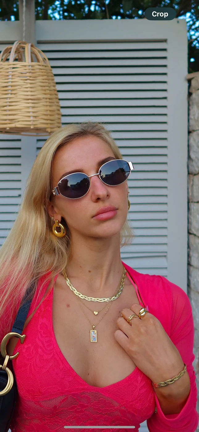 Silver Twisted Necklace and Bracelet Set - Image 4