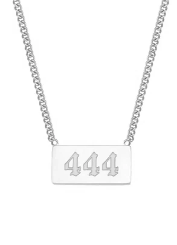 Silver Classic Angel Number Necklaces